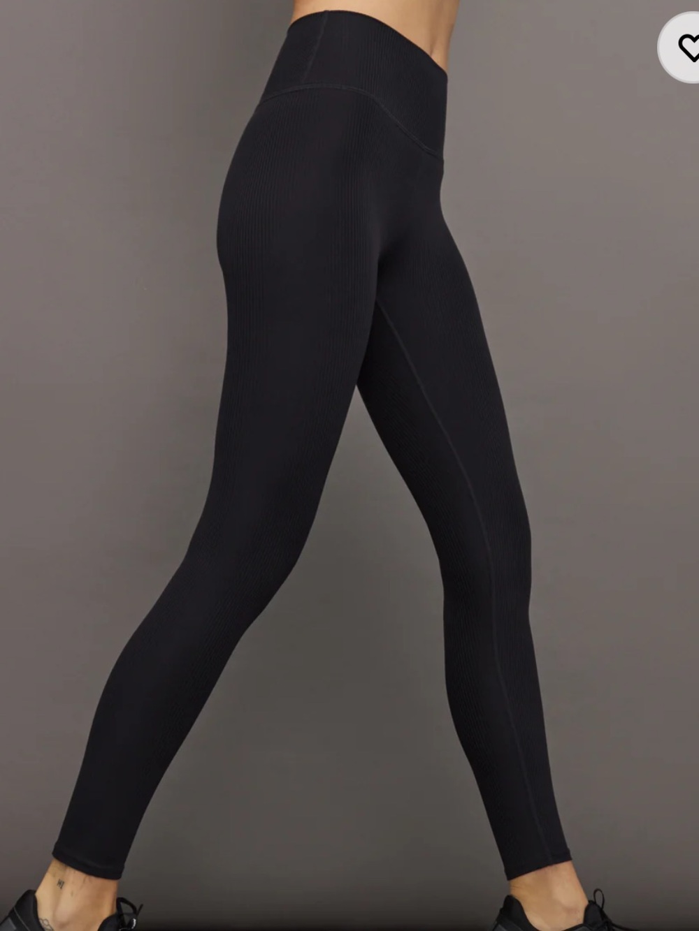 Carbon38 // High Rise Legging in Ribbed Melt